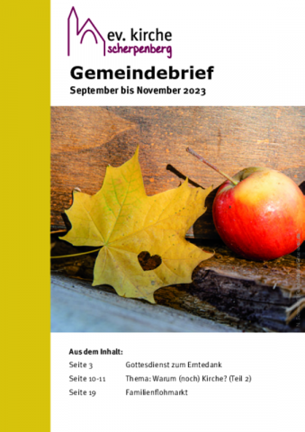 Gemeindebrief 2023 Ausgabe 3