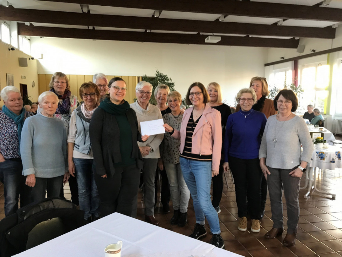 Spendenübergabe des Café Scherpenberg