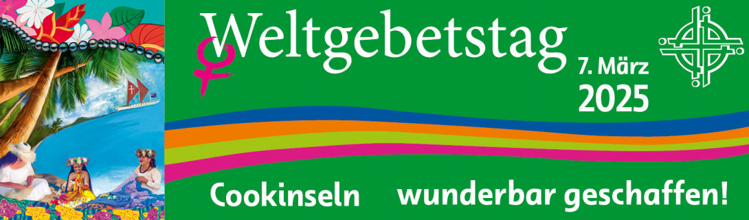 Banner des Weltgebetstag 2025